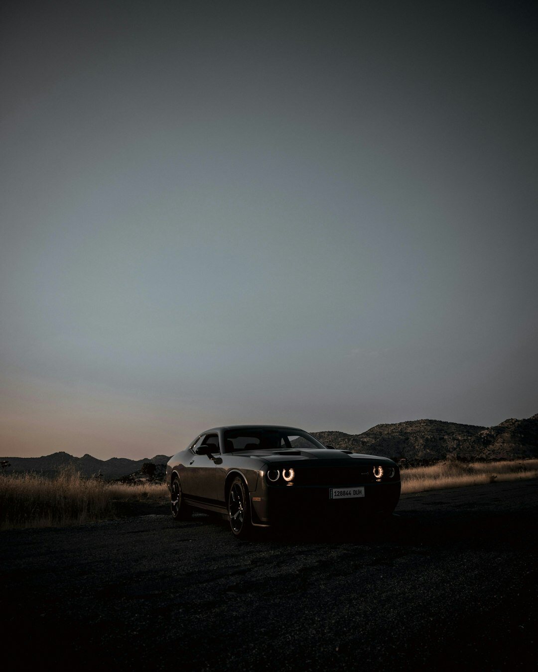luxury sports car on road