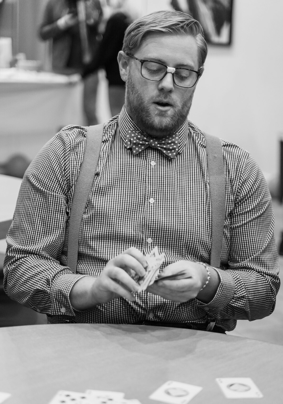 Studio portrait of a Uruguayan man in business casual attire