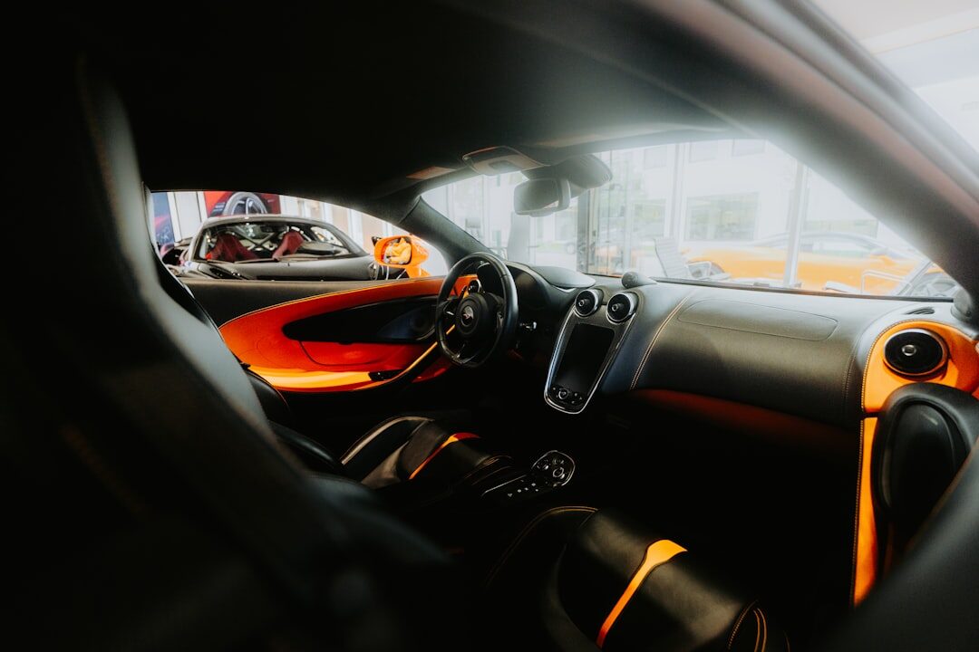 luxury car interior