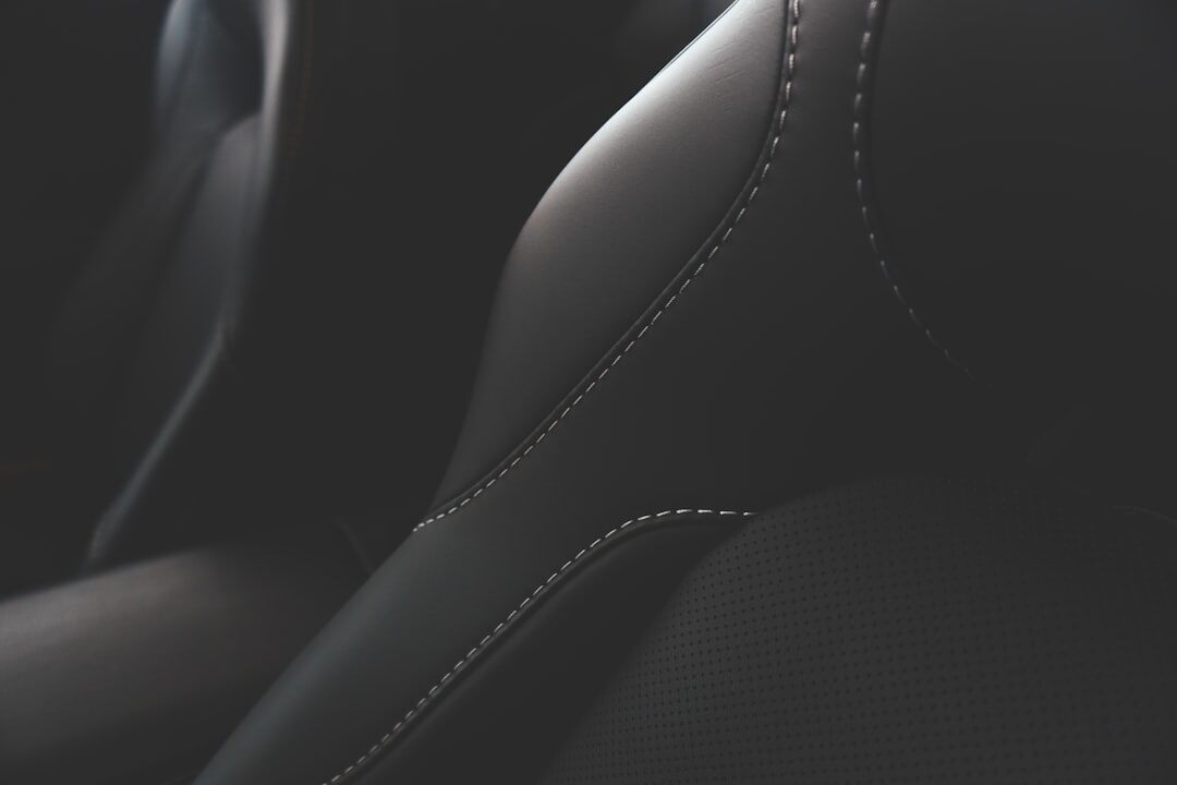 luxury car interior leather