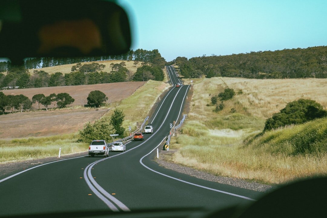 family car on highway